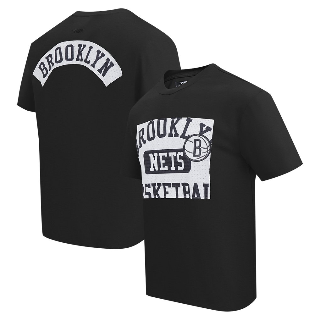 Brooklyn Nets Pro Standard Made To Play Drop Shoulder T-Shirt - Black