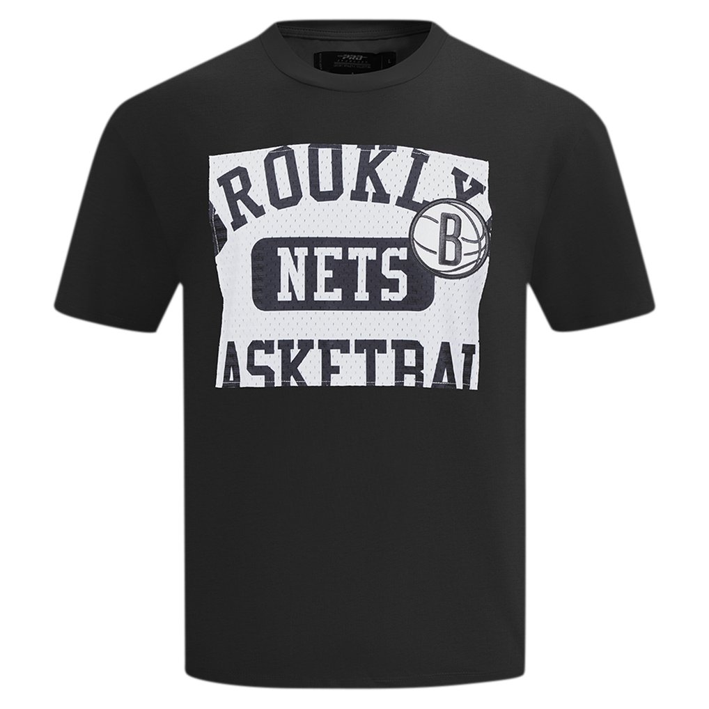Brooklyn Nets Pro Standard Made To Play Drop Shoulder T-Shirt - Black