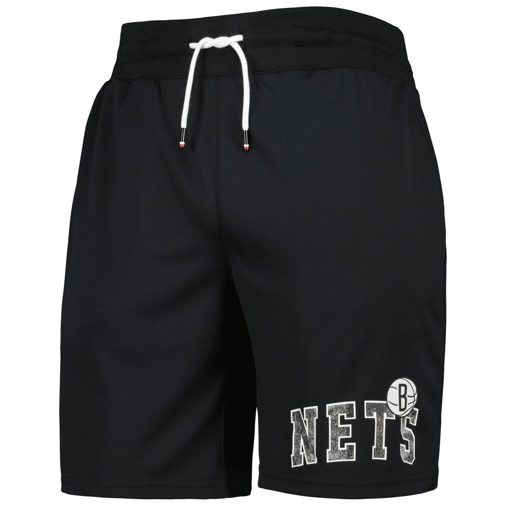 Brooklyn Nets Tommy Jeans Mike Mesh Basketball Shorts - Black