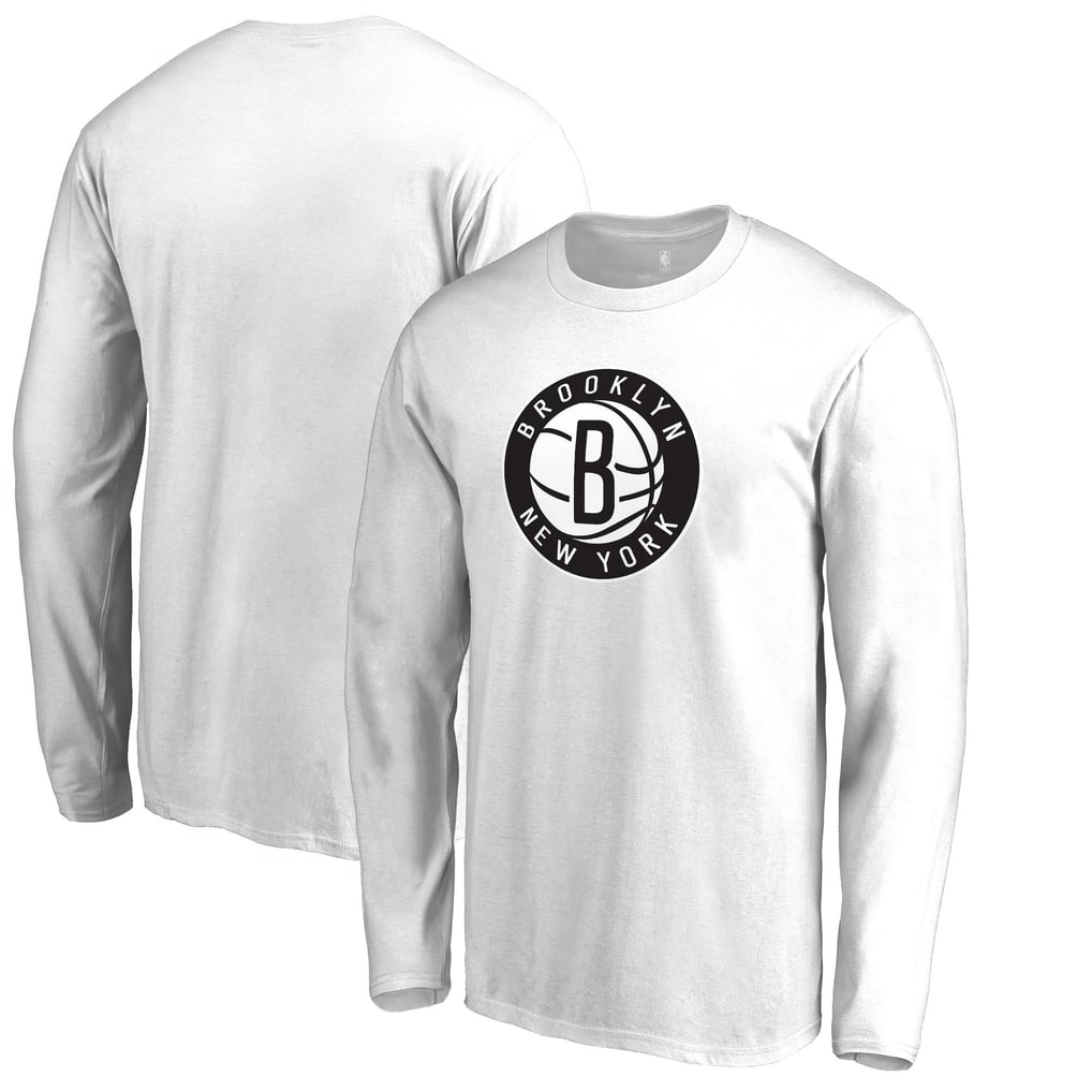 Brooklyn Nets Alternate Logo Long Sleeve T-Shirt - White