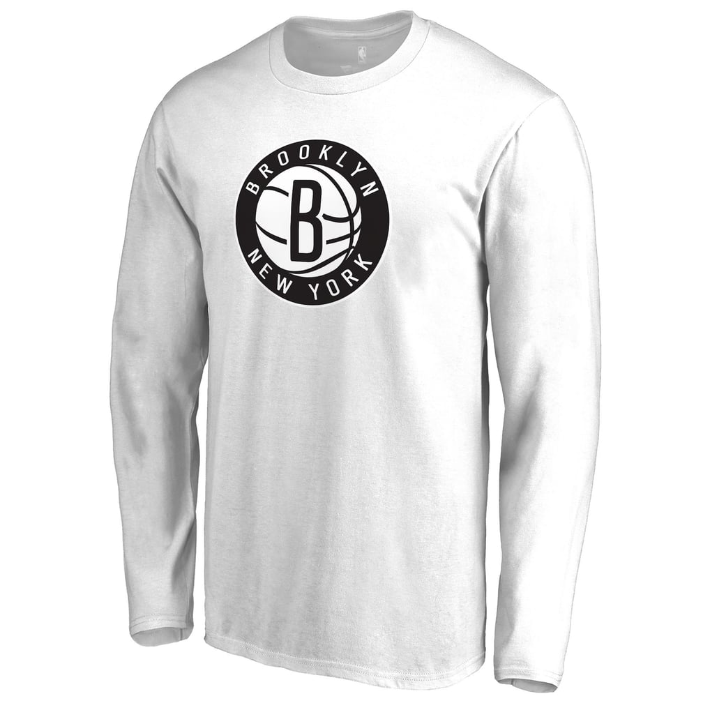 Brooklyn Nets Alternate Logo Long Sleeve T-Shirt - White