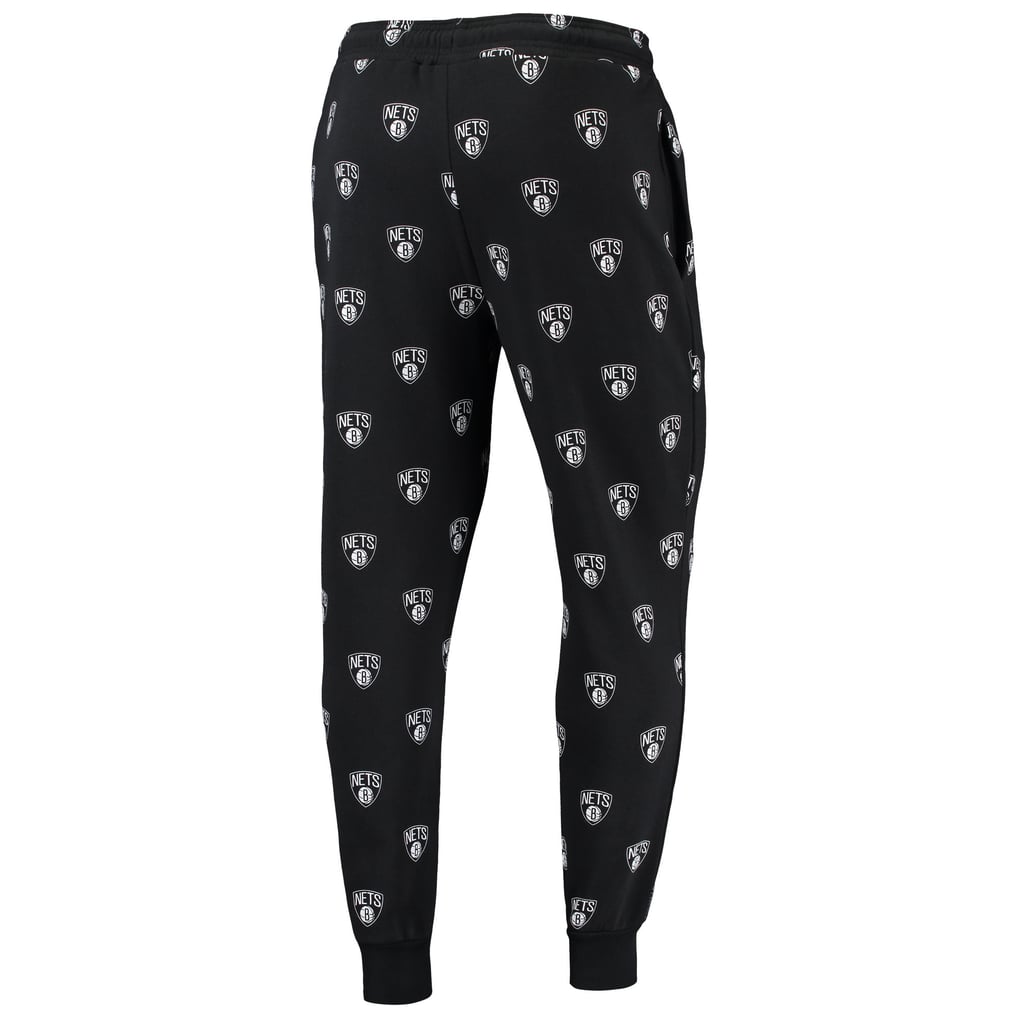 Brooklyn Nets The Wild Collective Allover Logo Jogger Pants - Black