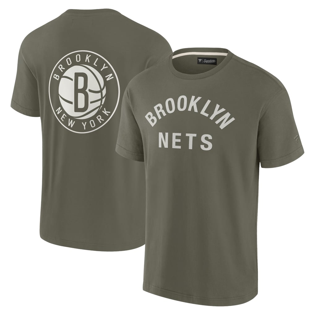 Brooklyn Nets Fanatics Unisex Elements Super Soft Short Sleeve T-Shirt - Olive