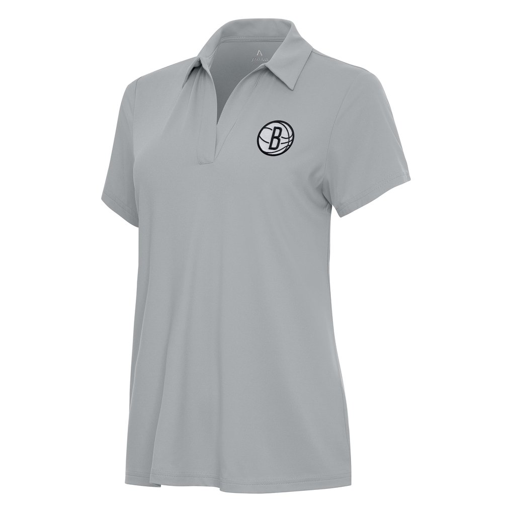 Brooklyn Nets Antigua Women's Era Polo - Gray