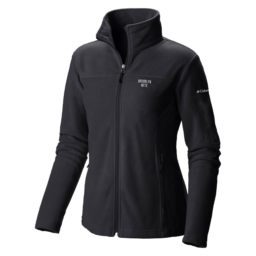  Brooklyn Nets Columbia Women's Give & Go II Fleece Full-Zip Jacket - Black