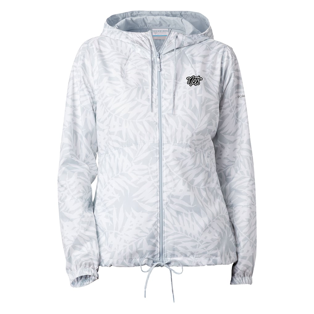  Brooklyn Nets Columbia Women's Flash Forward Windbreaker - White