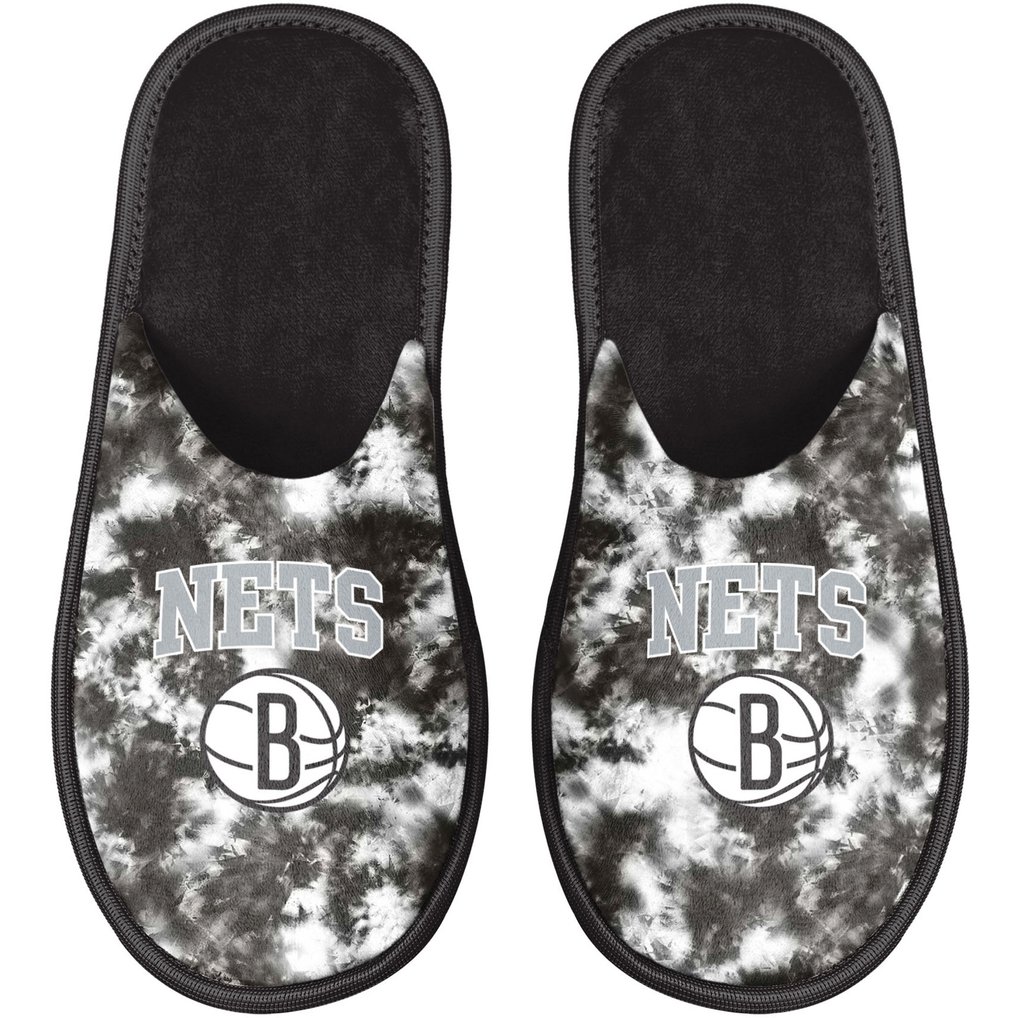 Brooklyn Nets FOCO Women's Iconic Logo Scuff Slippers