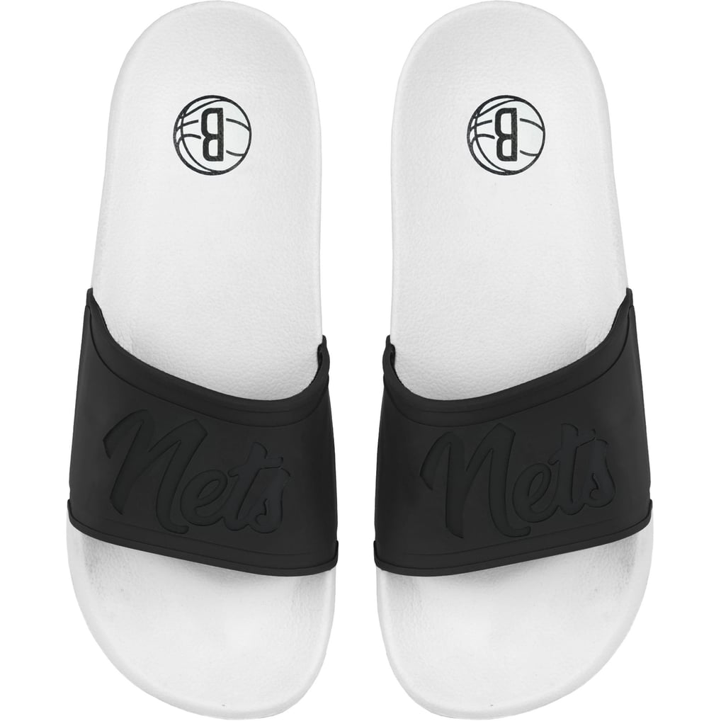 Brooklyn Nets FOCO Women's Script Wordmark Slide Sandals