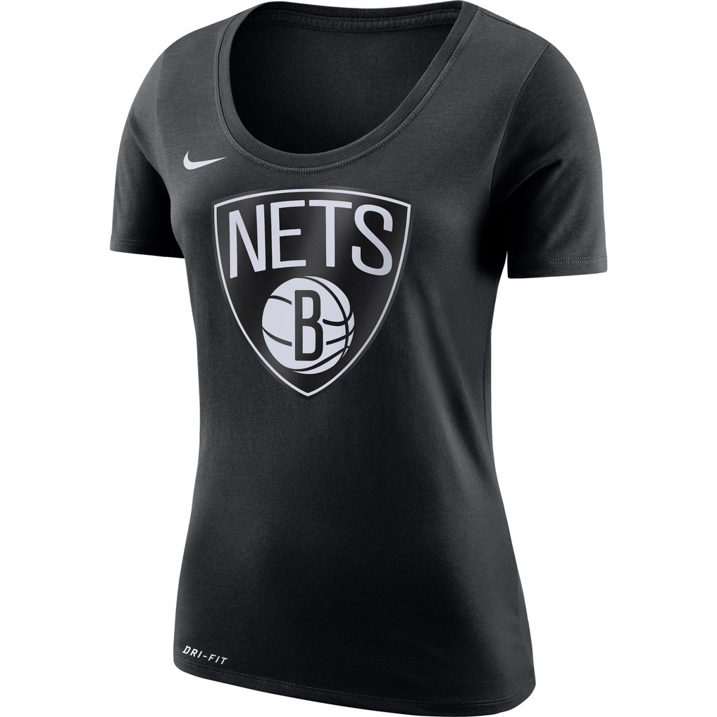Brooklyn Nets Nike Women's Primary Logo T-Shirt - Black