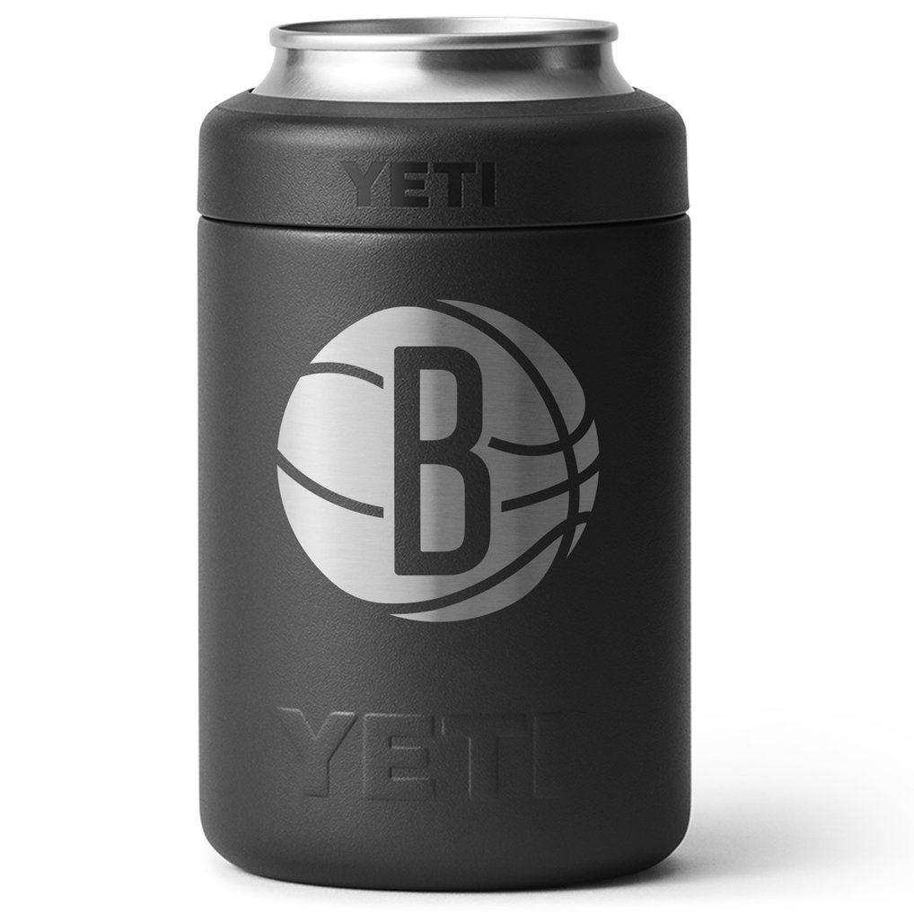 Brooklyn Nets YETI 12oz. Rambler Colster Can Cooler - Black