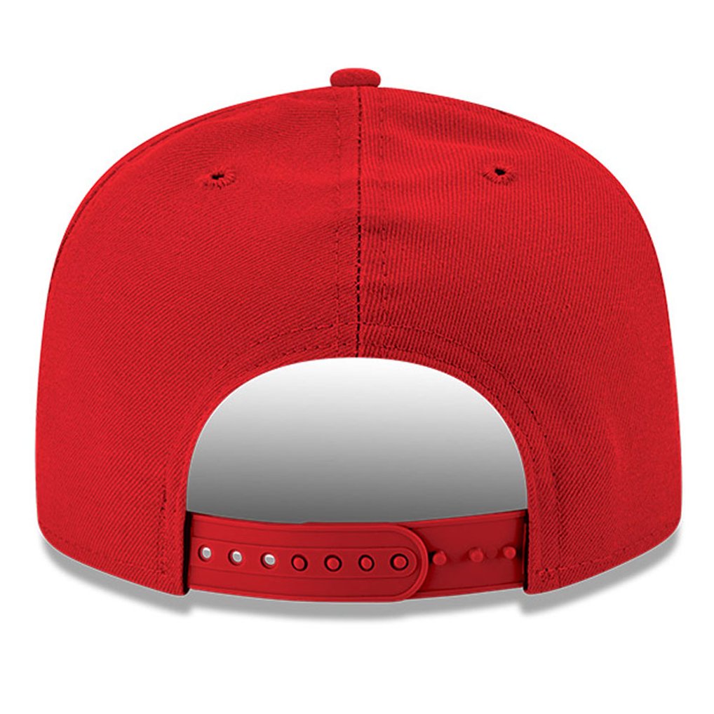 Bubba Wallace New Era McDonald's 9FIFTY Snapback Adjustable Hat - Scarlet