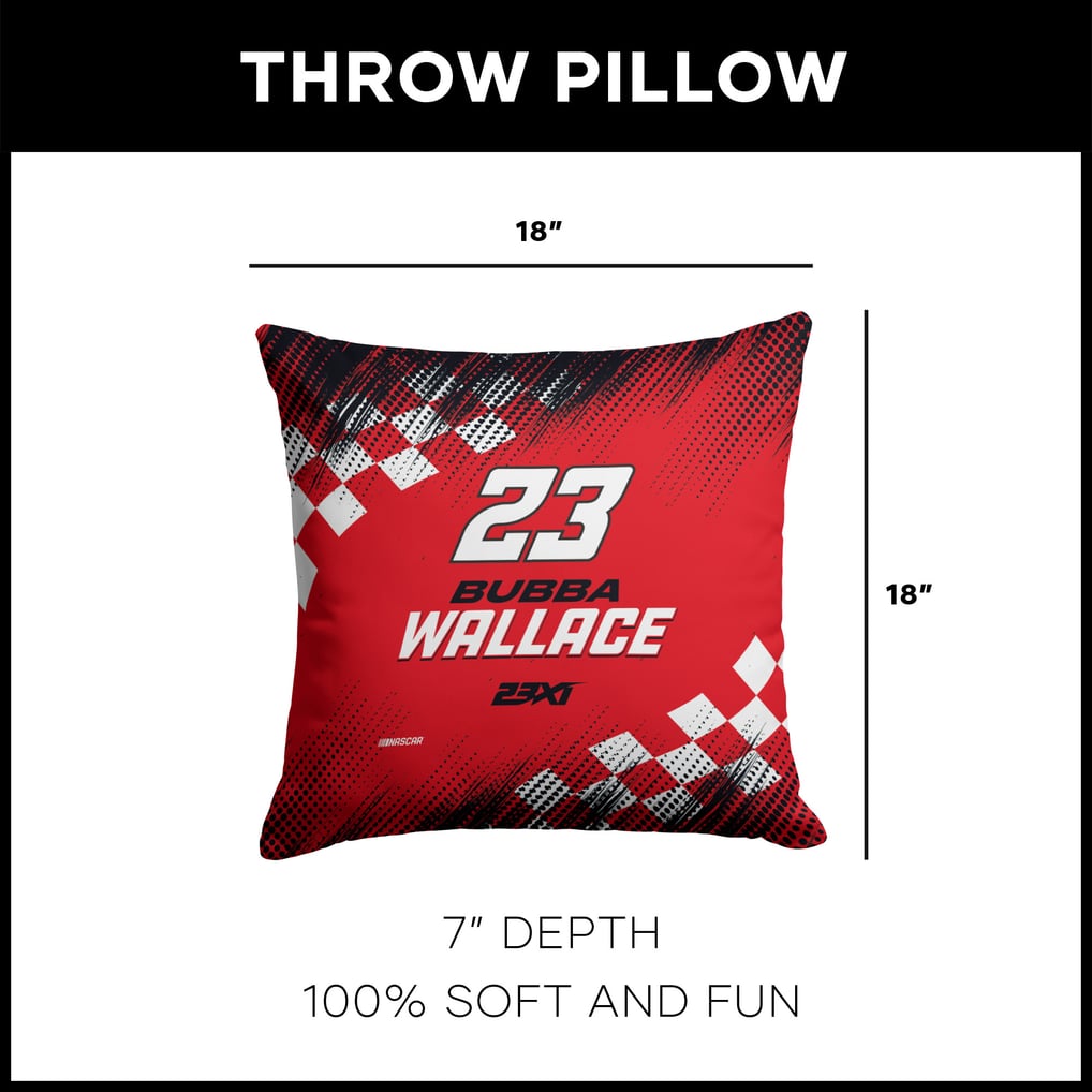  Bubba Wallace The Northwest Group Throw Pillow