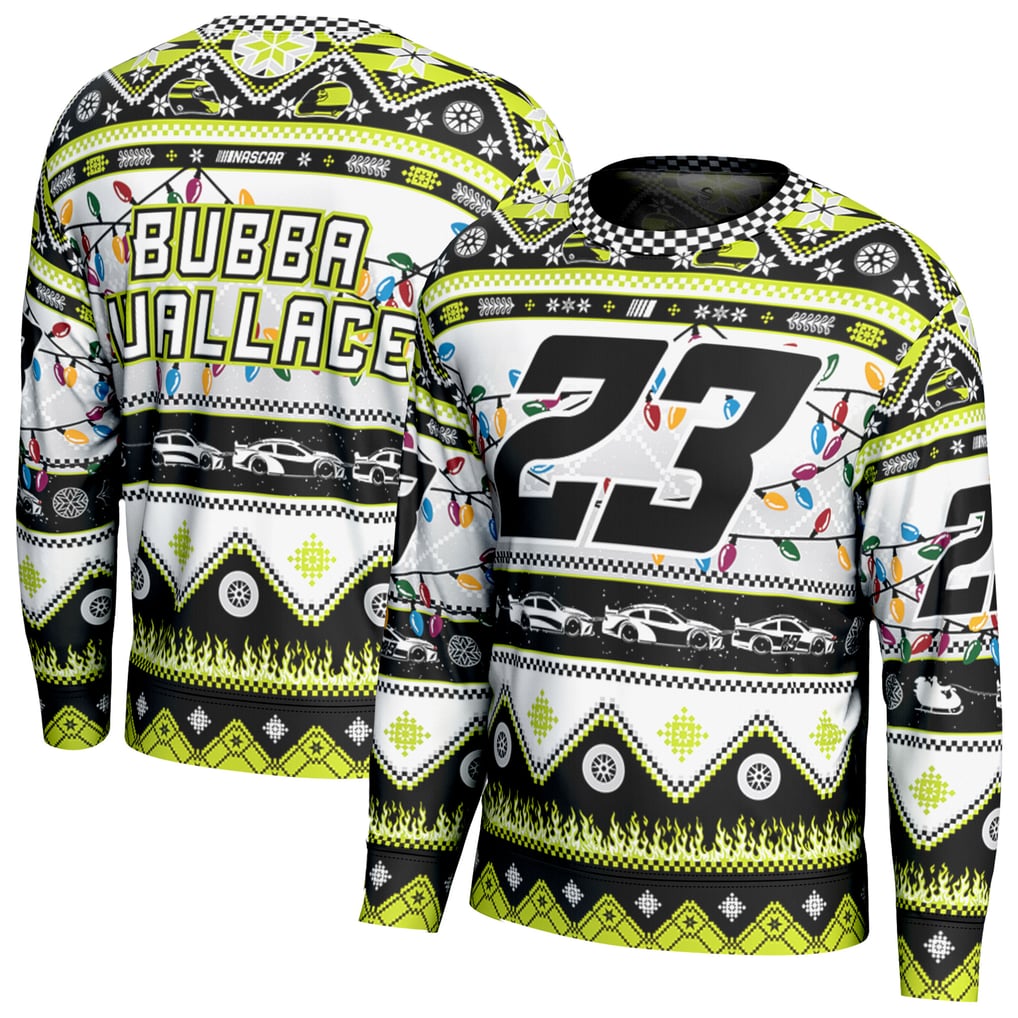 Bubba Wallace ProSphere Youth Holiday Sweater - Black