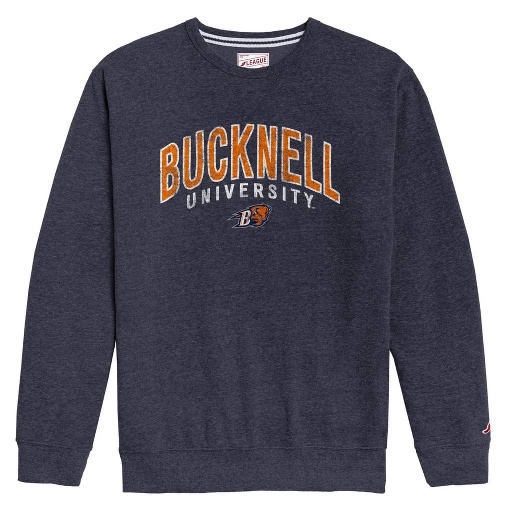  Bucknell Bison League Collegiate Wear  Heritage Tri-Blend Pullover Sweatshirt - Heather Navy