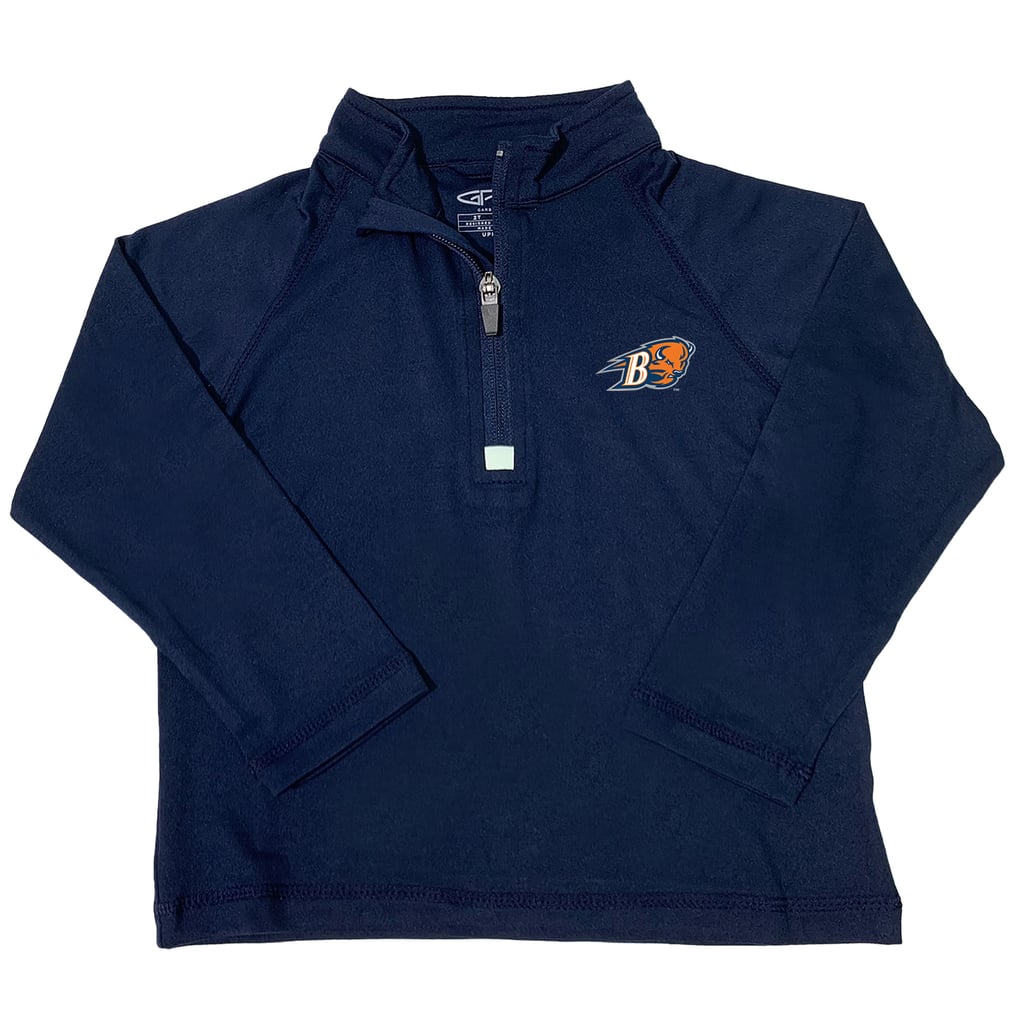  Bucknell Bison Garb Toddler Matthew Quarter-Zip Pullover Top - Blue