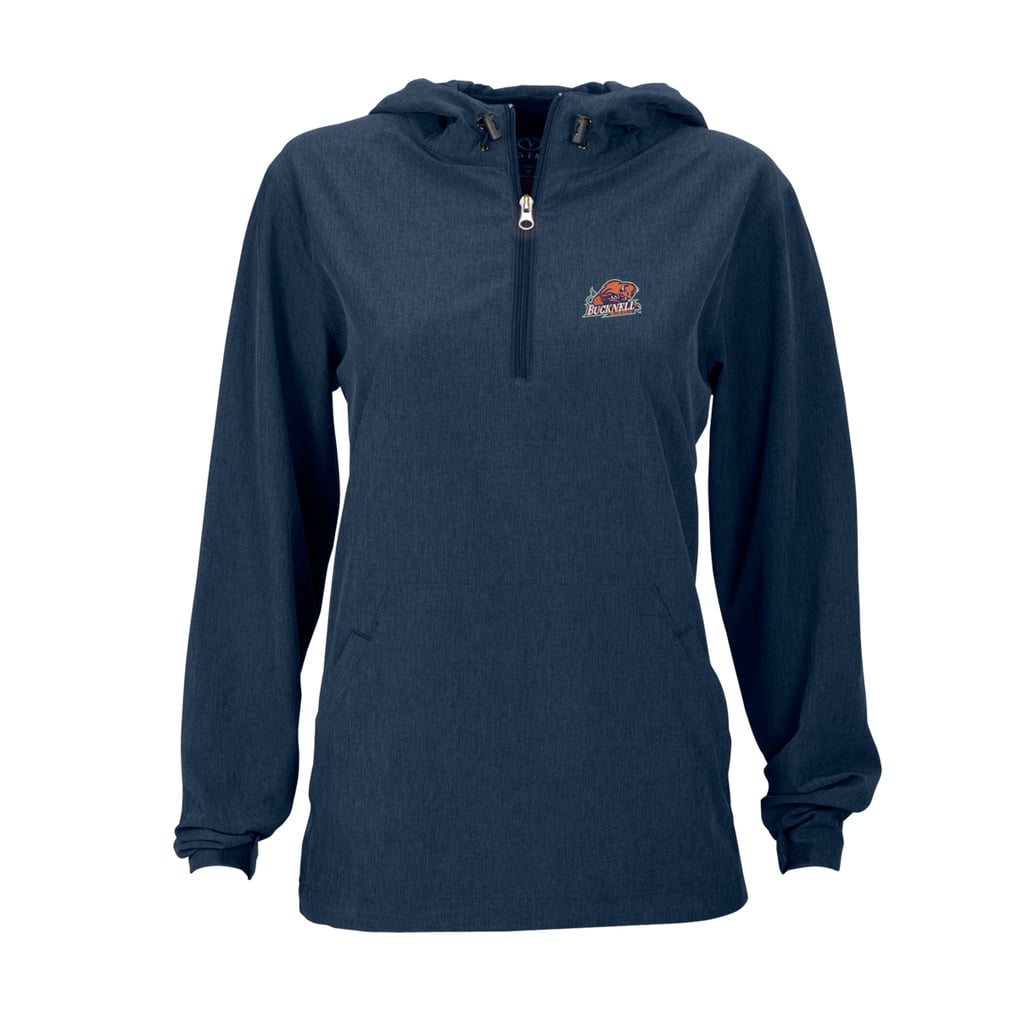 Bucknell Bison Women's Pullover Stretch Anorak Jacket - Navy