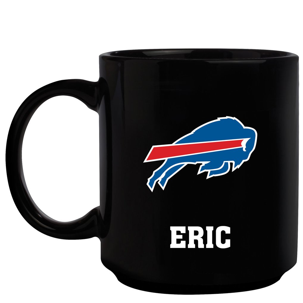 Buffalo Bills 11oz. Personalized Mug - Black