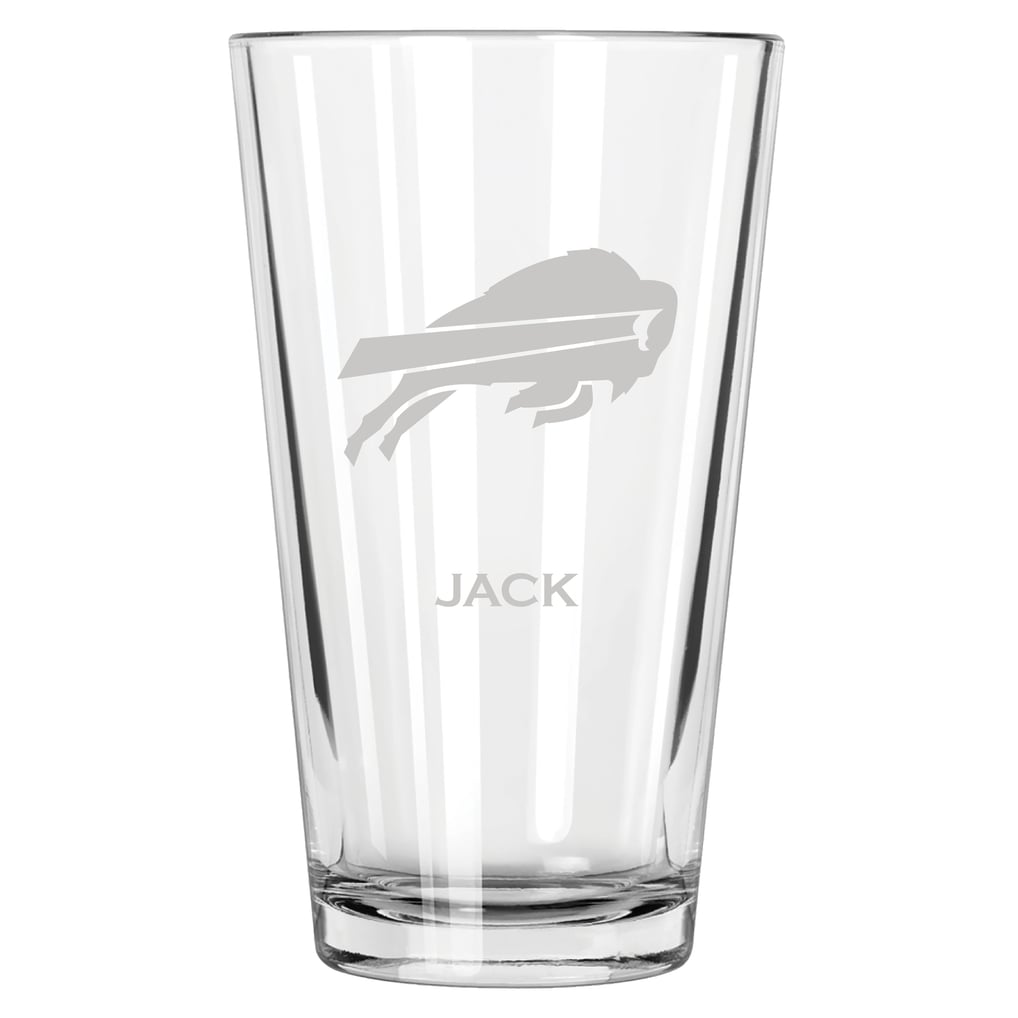 Buffalo Bills 16oz. Personalized Etched Pint Glass