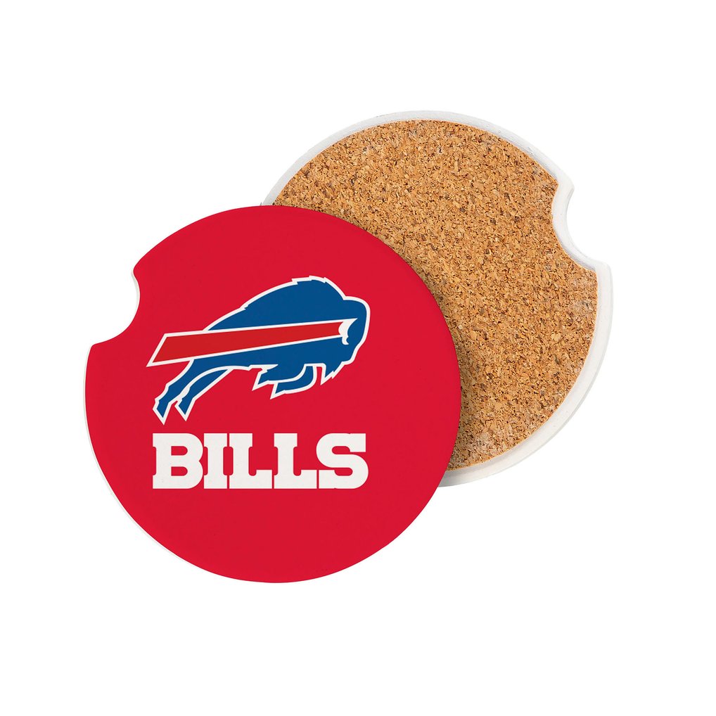 Buffalo Bills Ceramic Car Coaster Four-Piece Set