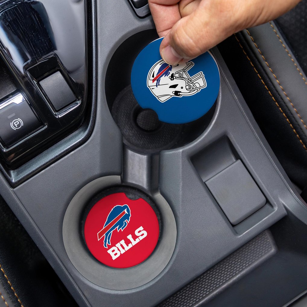 Buffalo Bills Ceramic Car Coaster Four-Piece Set