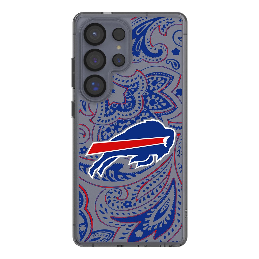 Buffalo Bills Galaxy Clear Paisley Design Case