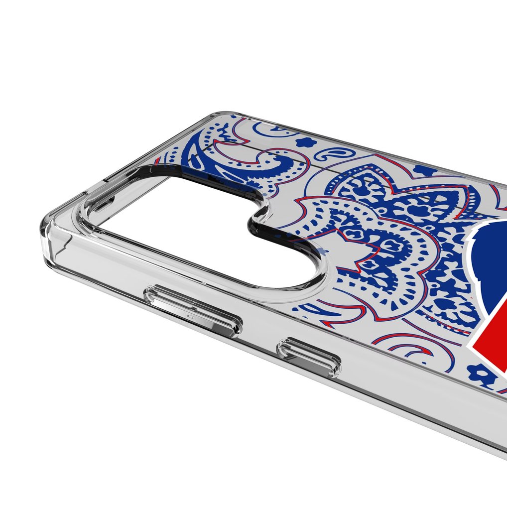 Buffalo Bills Galaxy Clear Paisley Design Case
