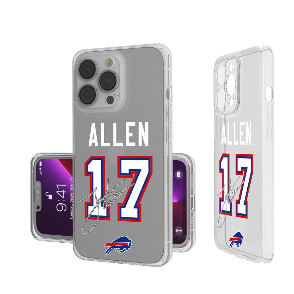 Josh Allen Buffalo Bills Keyscaper iPhone Clear Case