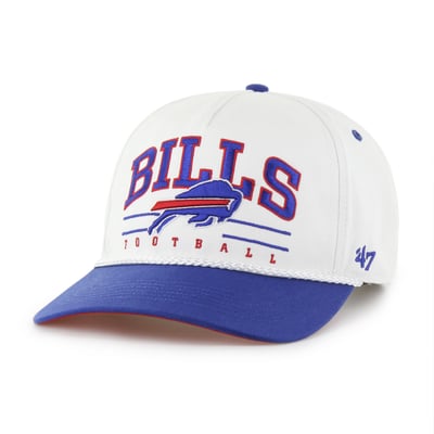 Buffalo Bills '47 Roscoe Two-Toned Hitch Adjustable Hat - White/Royal