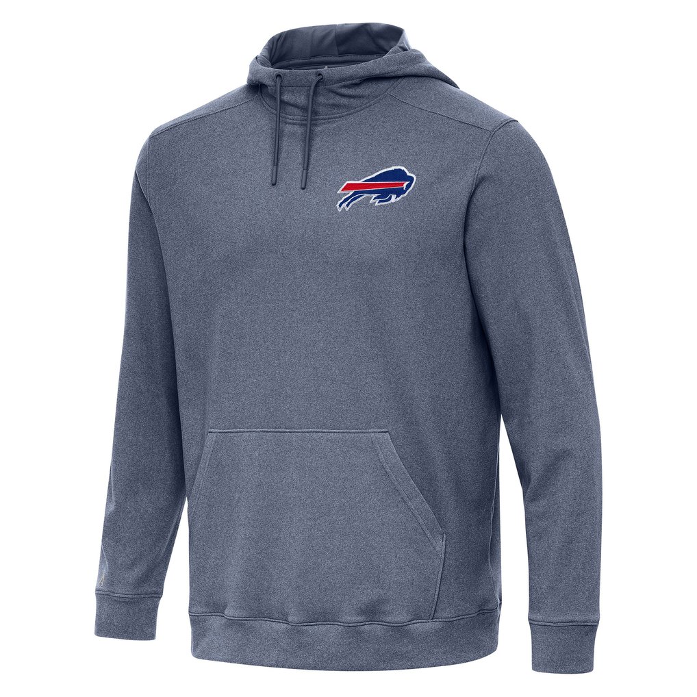 Buffalo Bills Antigua Cloud Pullover Hoodie - Heather Navy