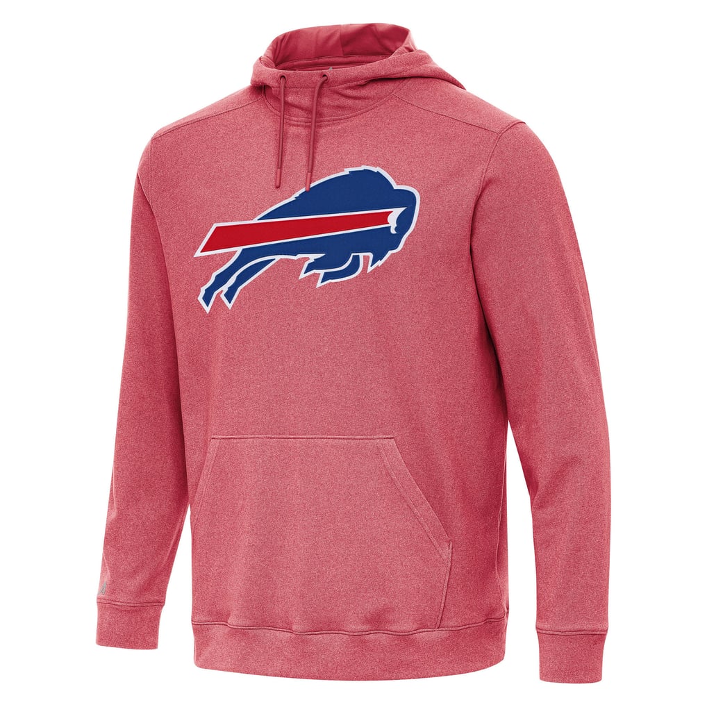 Buffalo Bills Antigua Cloud Pullover Hoodie - Heather Red