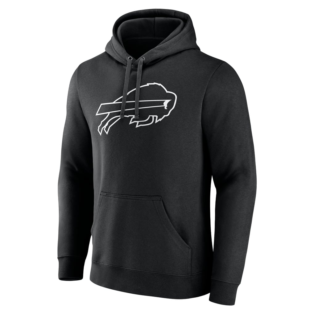 Buffalo Bills Personalized Name & Number Pullover Hoodie - Black