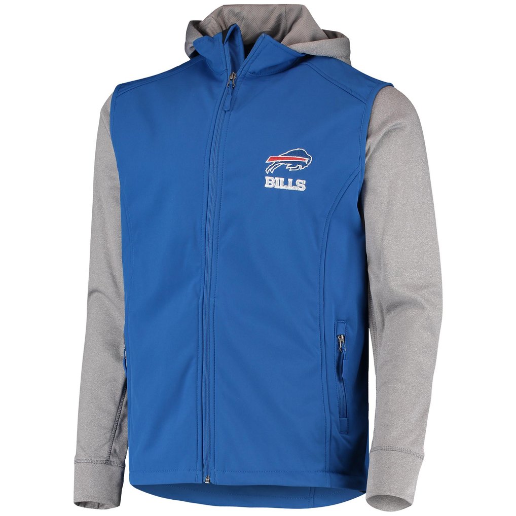 Buffalo Bills Dunbrooke Alpha Full-Zip Jacket - Royal/Gray