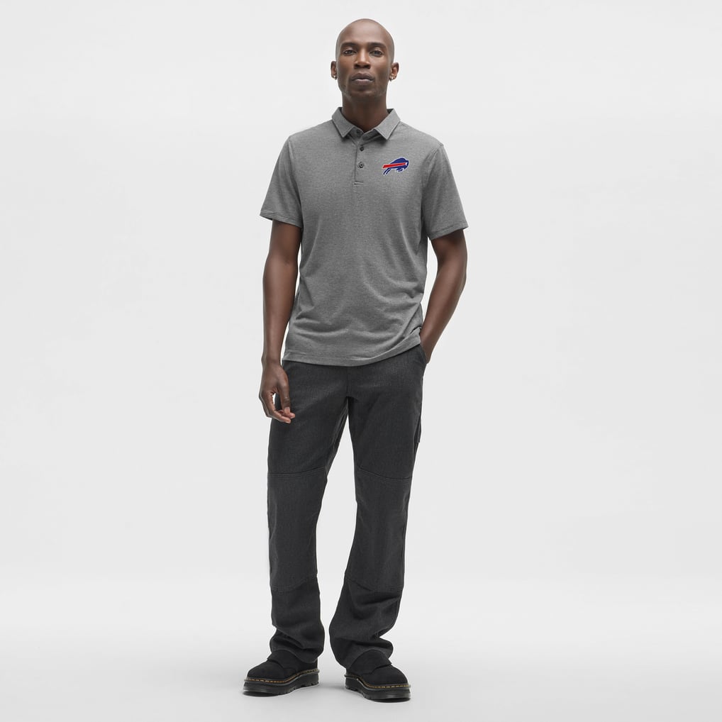Buffalo Bills lululemon Evolution Polo - Heather Black