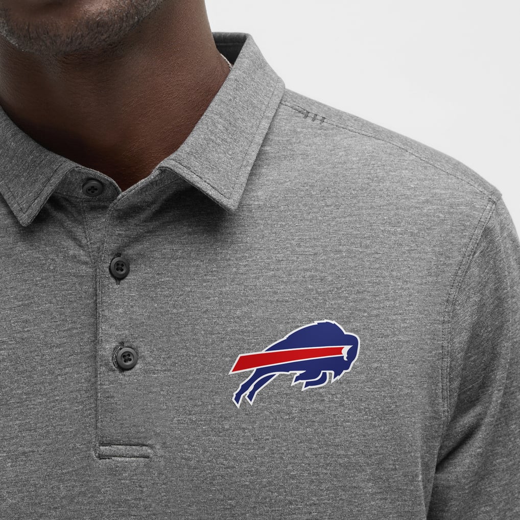 Buffalo Bills lululemon Evolution Polo - Heather Black