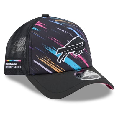 Buffalo Bills New Era 2026 NFL Crucial Catch 9FORTY Apex Adjustable Hat - Black