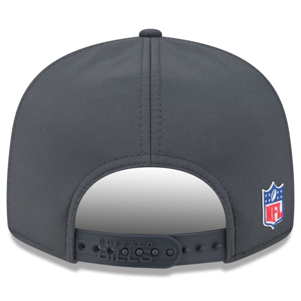 Buffalo Bills New Era 2025 Sideline Cold Weather Split Panel 9FIFTY Snapback Hat - Charcoal