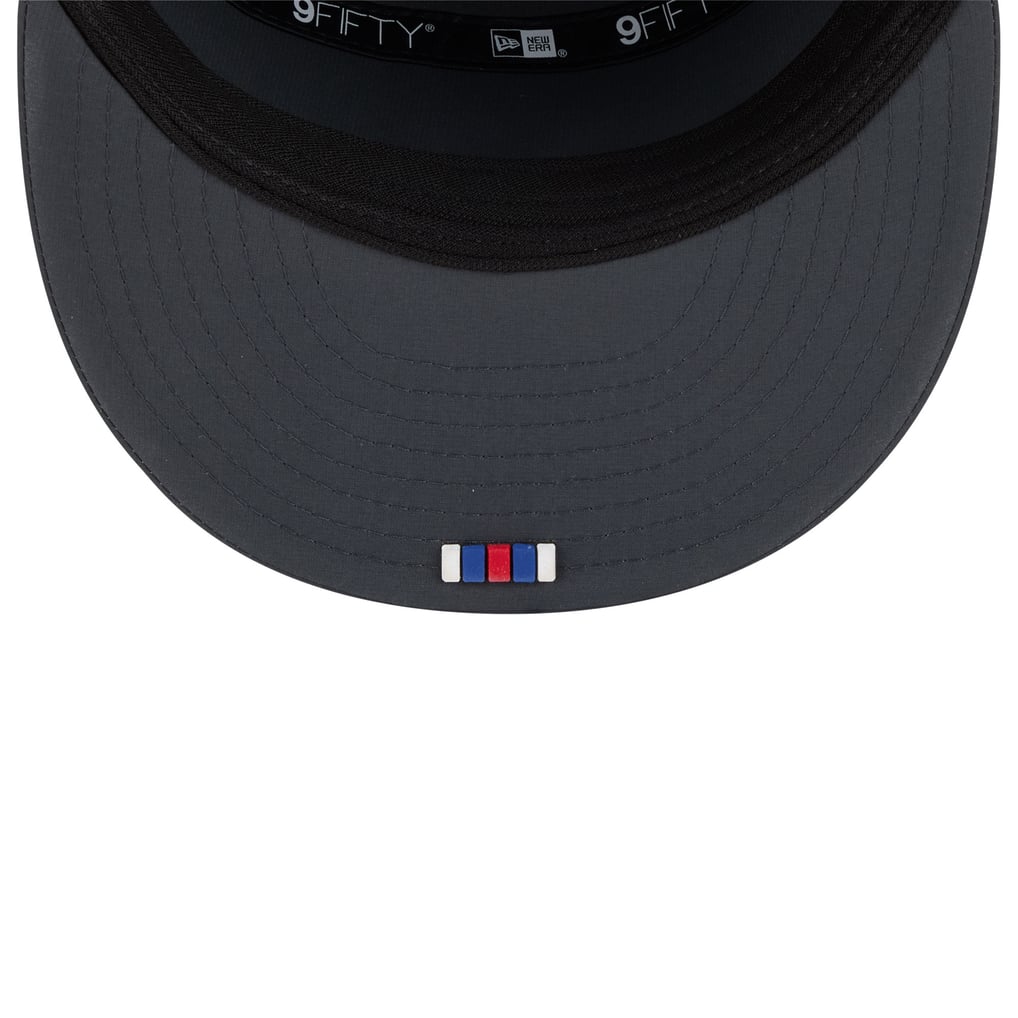 Buffalo Bills New Era 2025 Sideline Cold Weather Split Panel 9FIFTY Snapback Hat - Charcoal