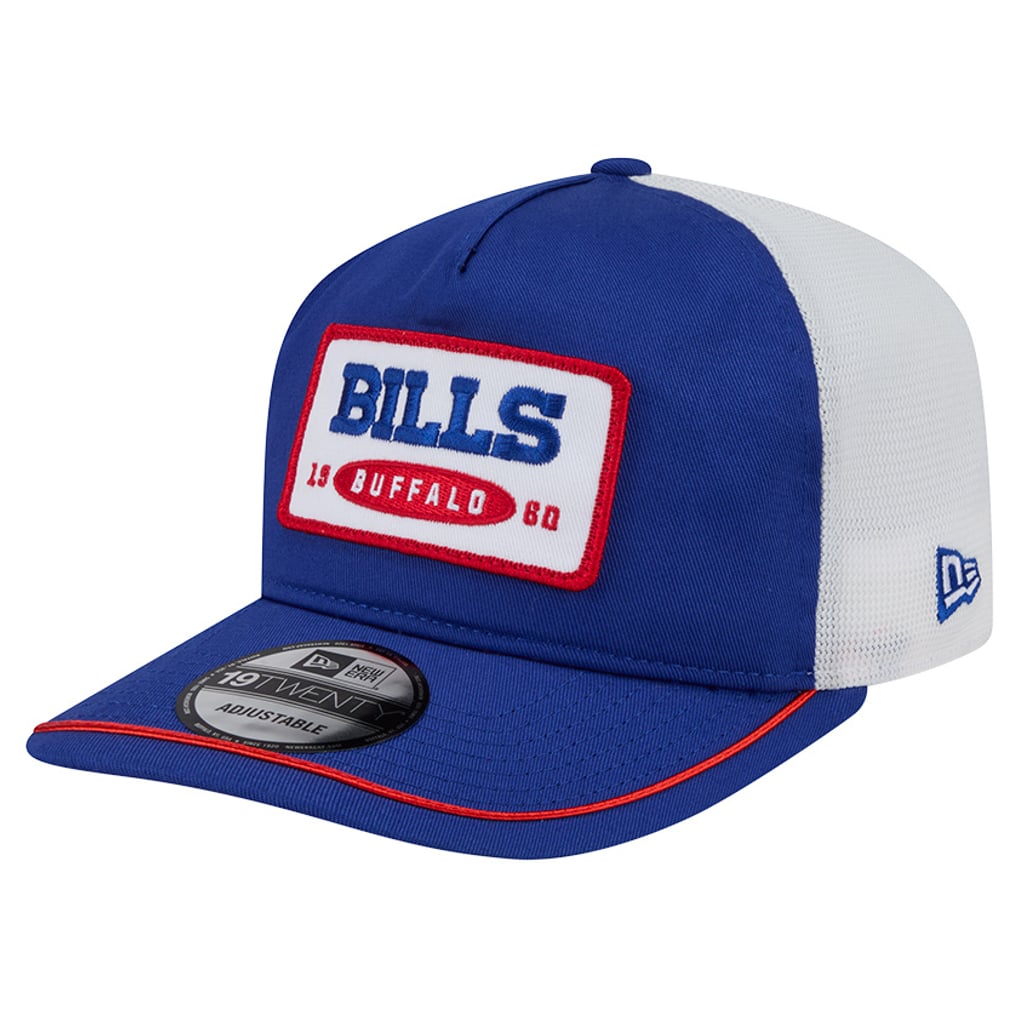 Buffalo Bills New Era Patch 19TWENTY Adjustable Hat - Royal/White