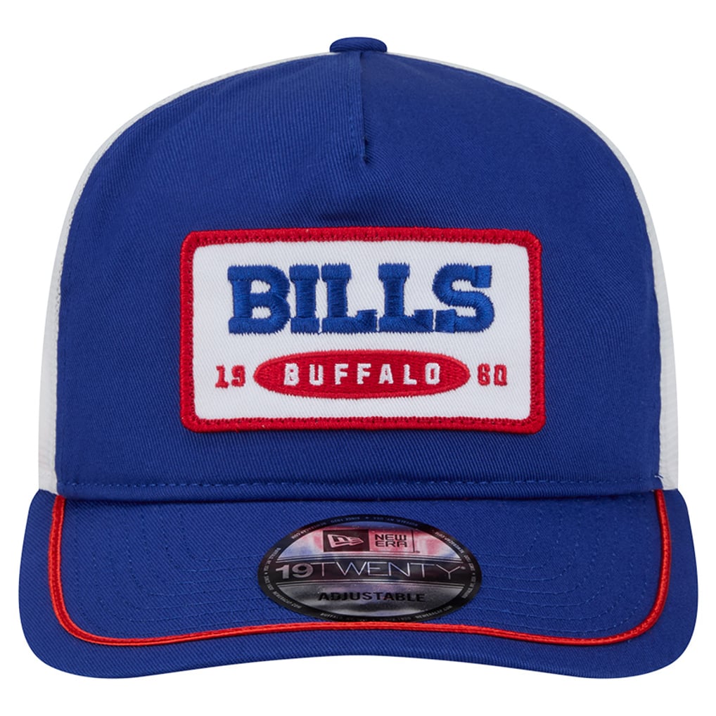 Buffalo Bills New Era Patch 19TWENTY Adjustable Hat - Royal/White