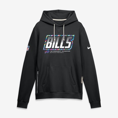 Buffalo Bills Nike 2026 NFL Crucial Catch Sideline Standard Issue Dri-FIT Pullover Hoodie - Black