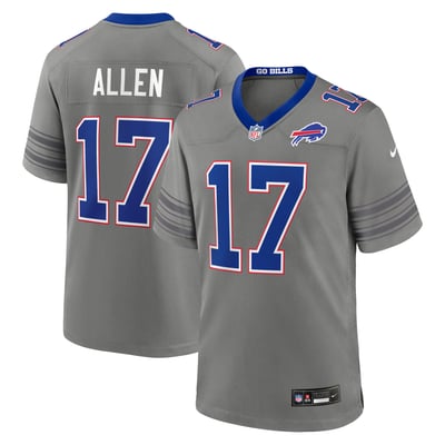 Josh Allen Buffalo Bills Nike Nickel City Game Jersey - Gray