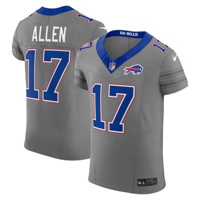 Josh Allen Buffalo Bills Nike Nickel City Vapor F.U.S.E. Elite Jersey - Gray