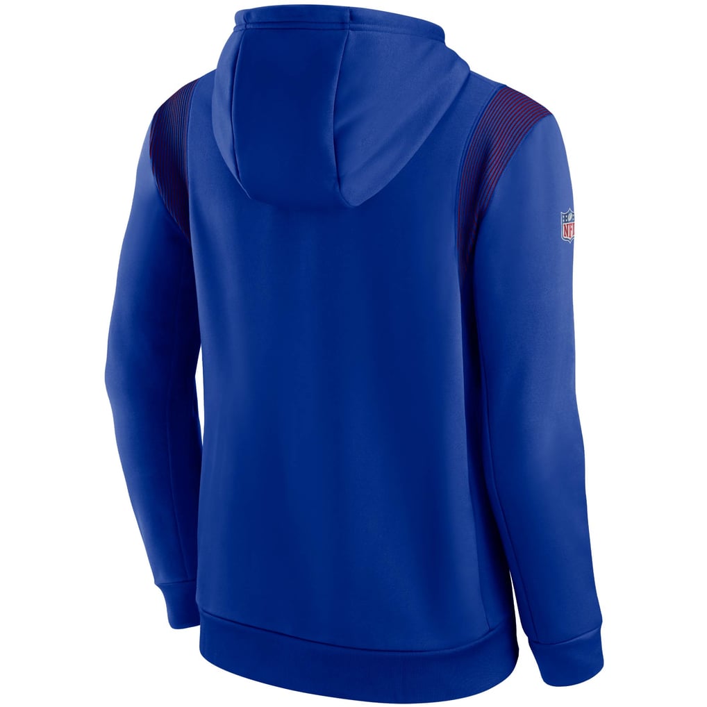 Buffalo Bills Nike Sideline Logo Performance Pullover Hoodie - Royal