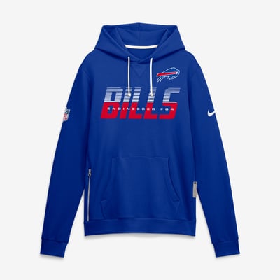 Buffalo Bills Nike Sideline Standard Issue Top Prospect Dri-FIT Hoodie - Royal