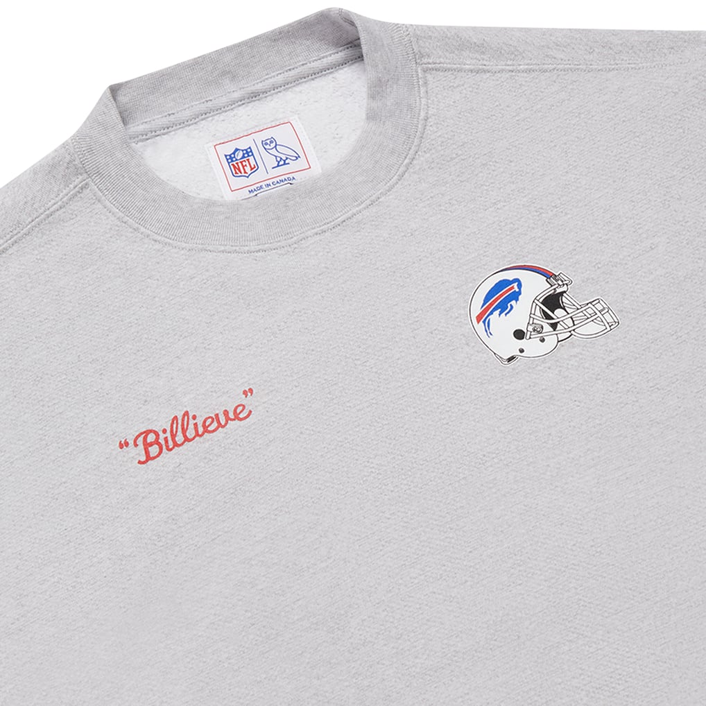 Buffalo Bills OVO Pullover Sweatshirt - Heather Gray
