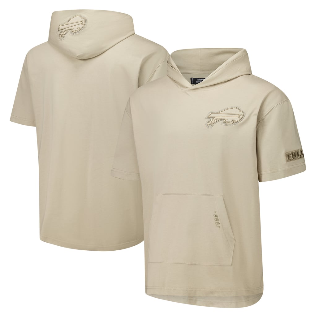 Buffalo Bills Pro Standard Neutrals Capsule Short Sleeve Pullover Hoodie - Tan