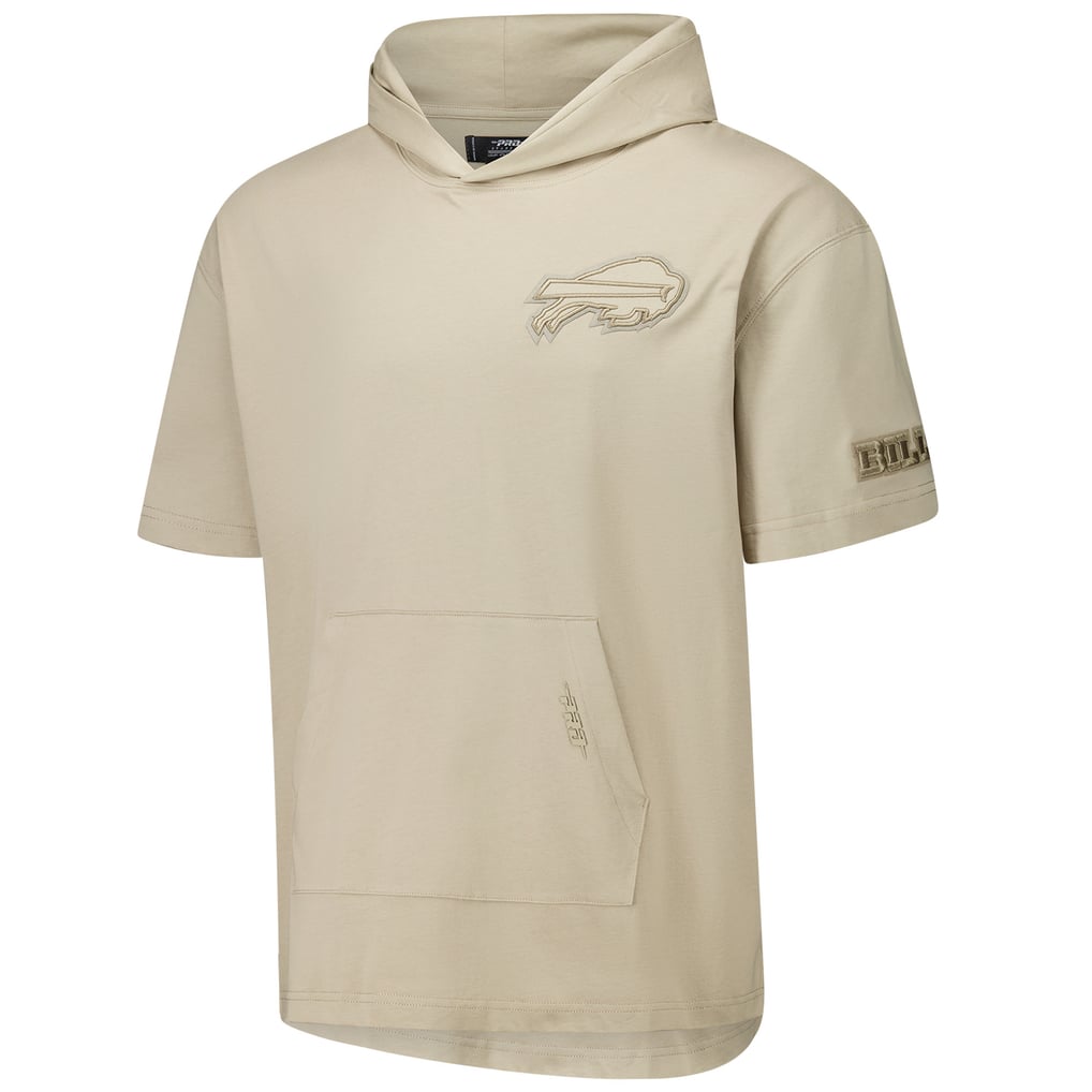 Buffalo Bills Pro Standard Neutrals Capsule Short Sleeve Pullover Hoodie - Tan