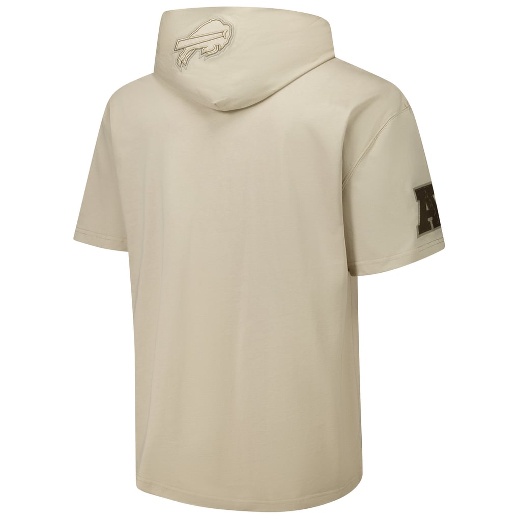 Buffalo Bills Pro Standard Neutrals Capsule Short Sleeve Pullover Hoodie - Tan