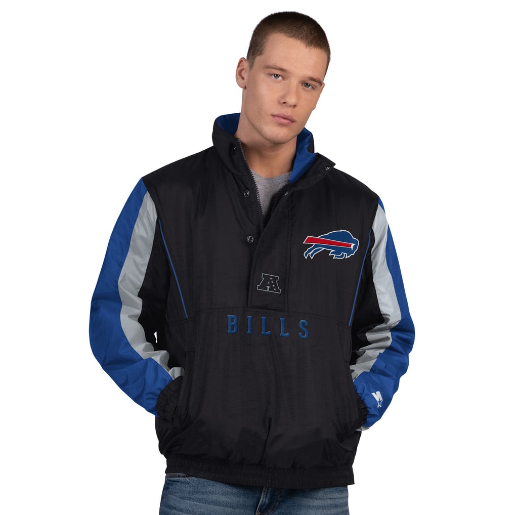  Buffalo Bills Starter Thursday Night Gridiron Half-Zip Jacket - Black
