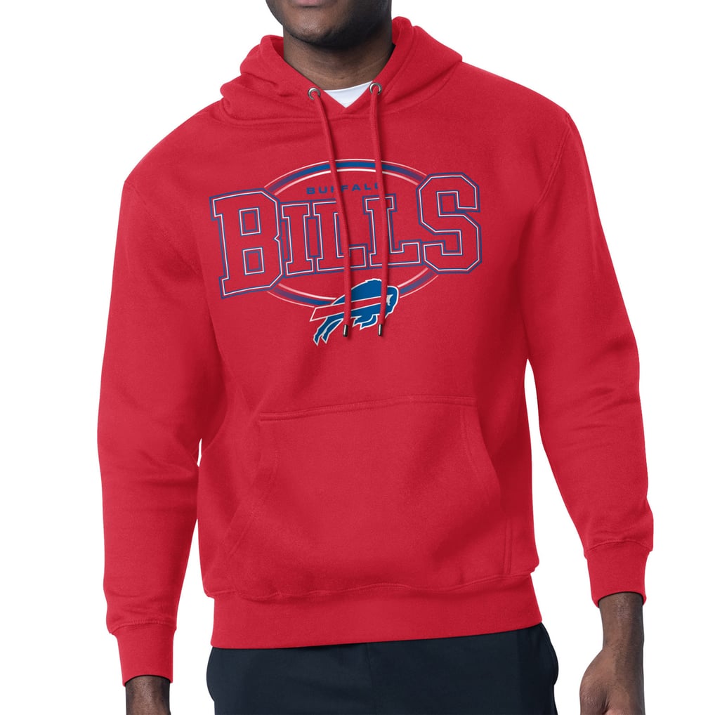 Buffalo Bills Starter Team Track Graphic Pullover Hoodie - Red